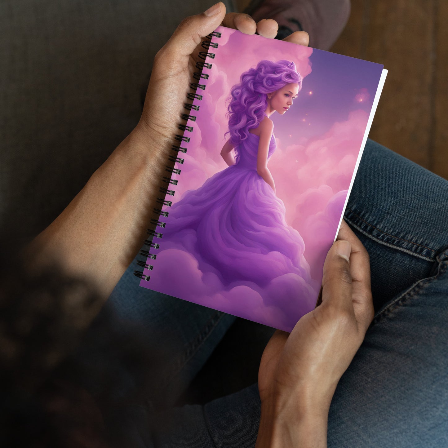 Cloud Princess Spiral notebook