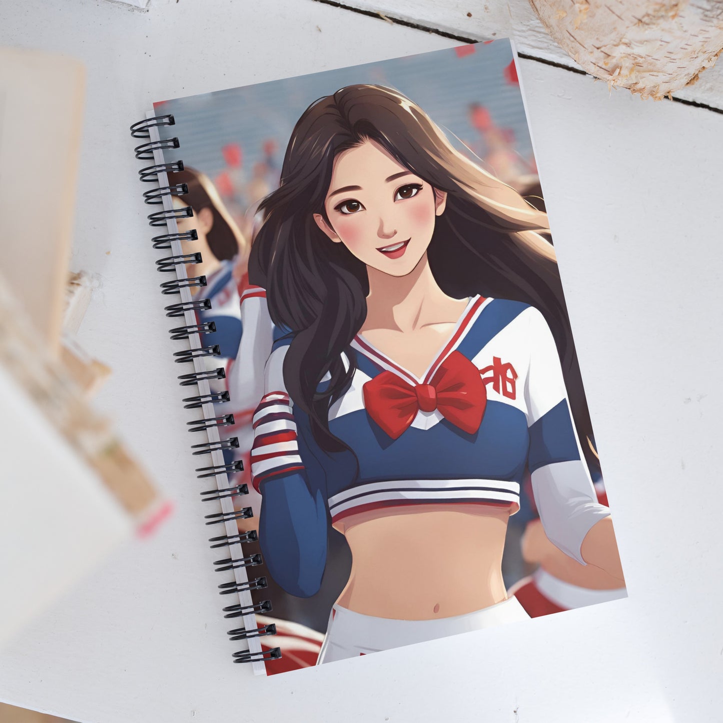 Cheerleading Spiral notebook