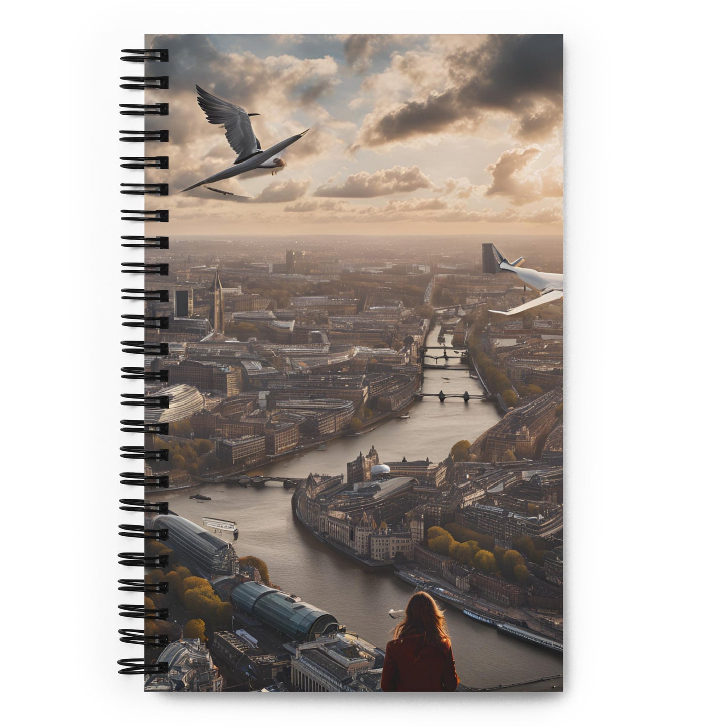 A strange New Land Spiral notebook