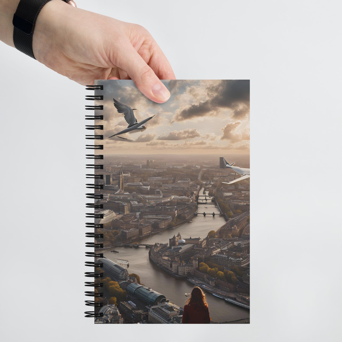 A strange New Land Spiral notebook
