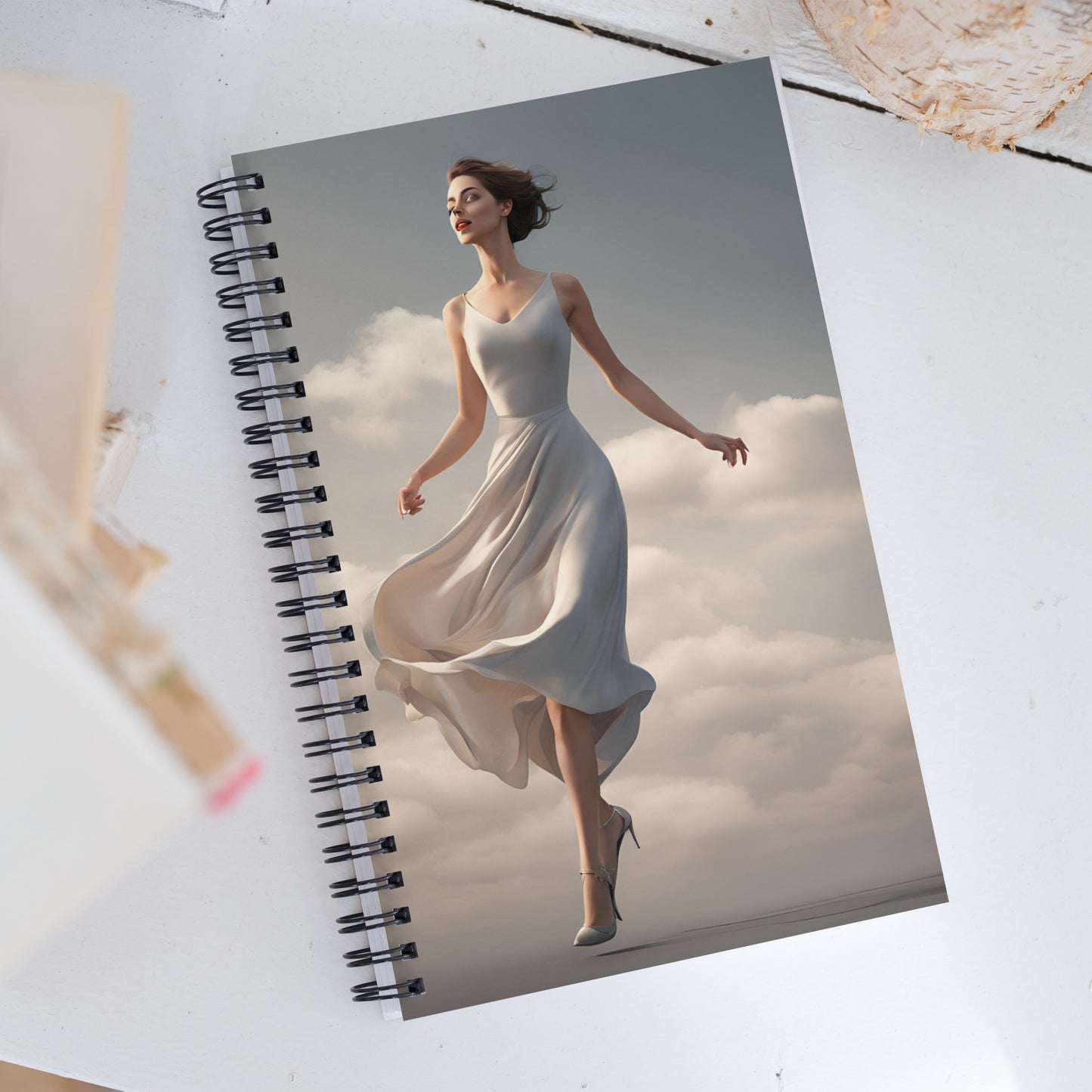 Above it All Spiral notebook
