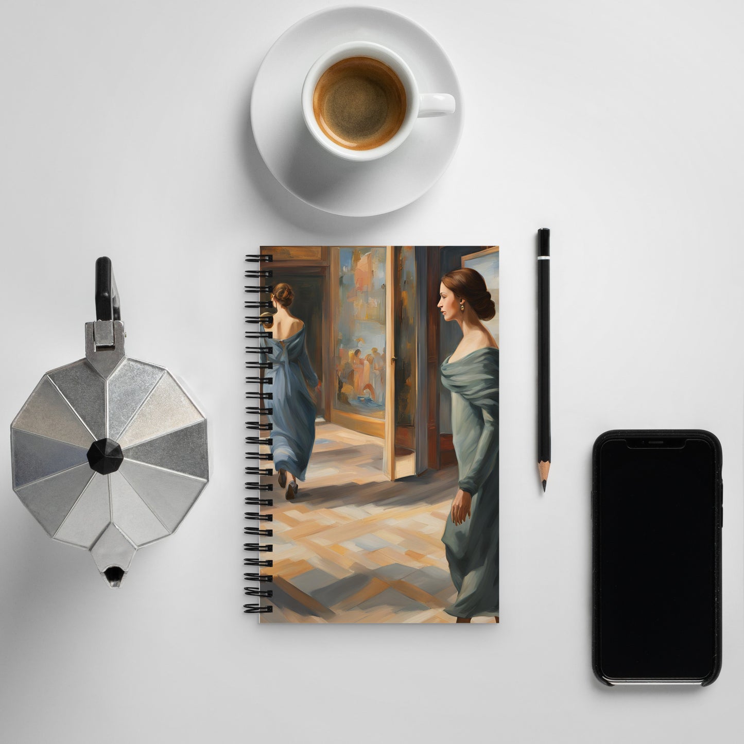 Disassociation Spiral notebook