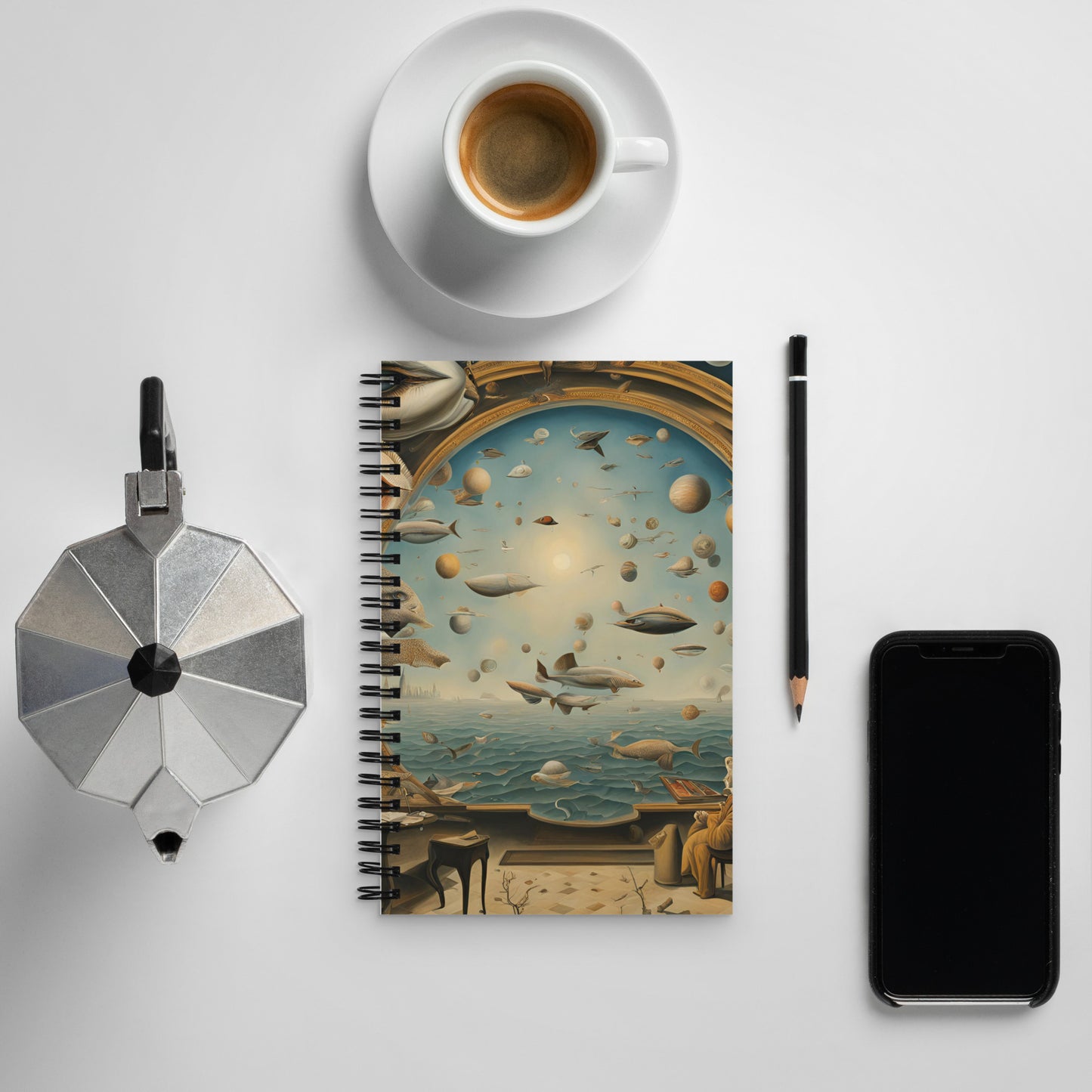 It's so surreal Spiral notebook