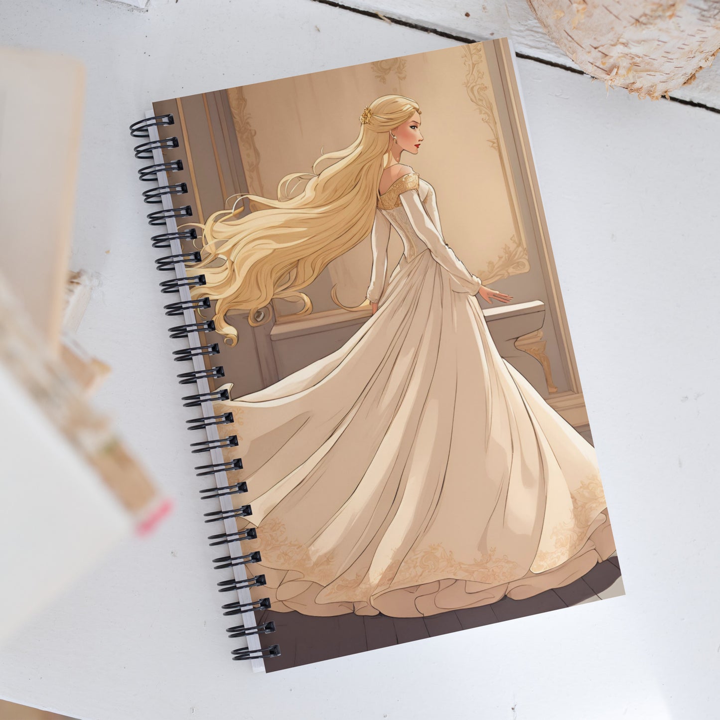 Anime Princess Spiral notebook