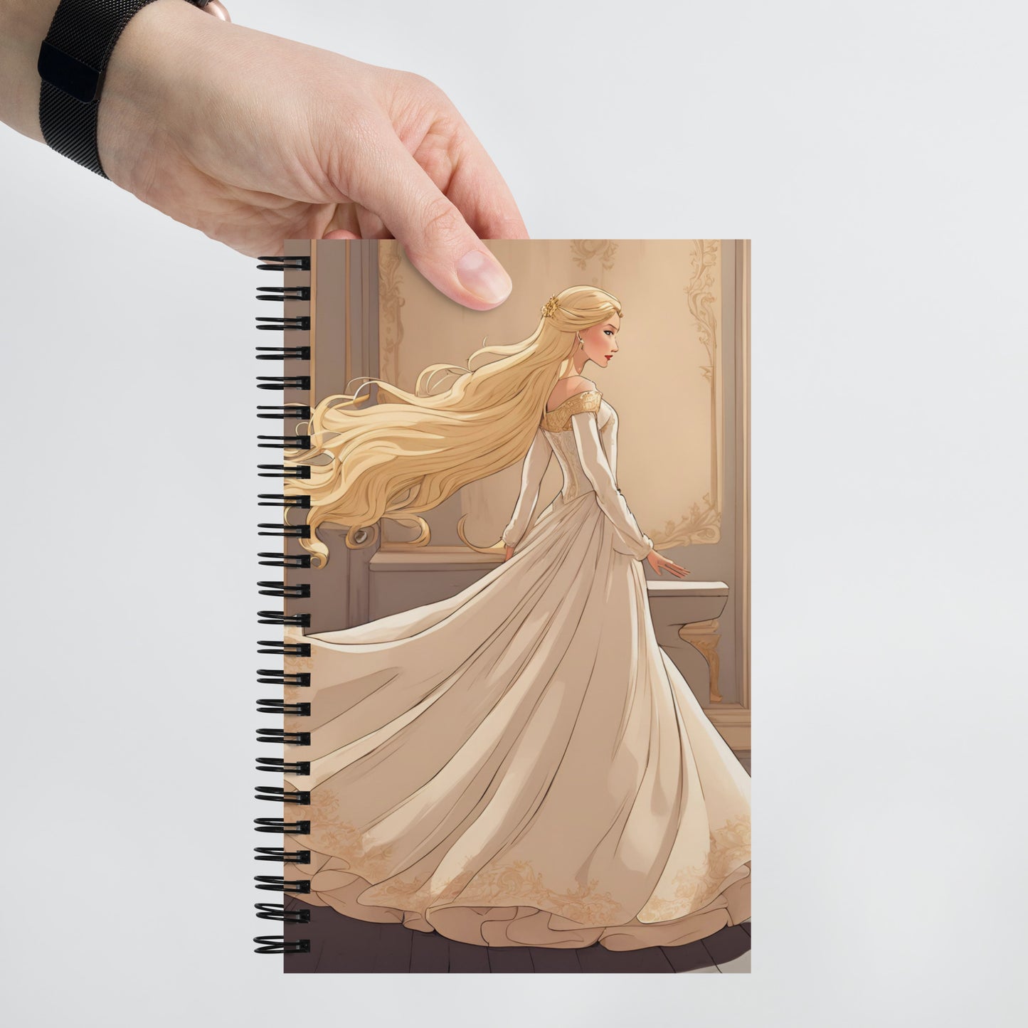 Anime Princess Spiral notebook