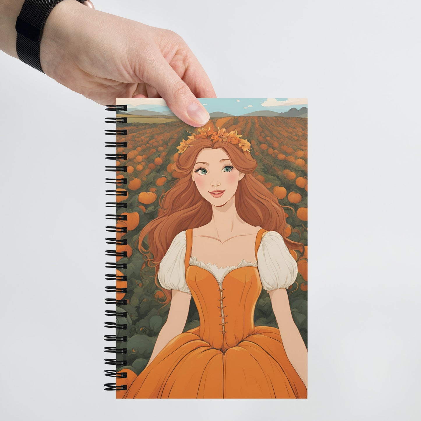 Pumpkin Patch Princess 2 Spiral notebook