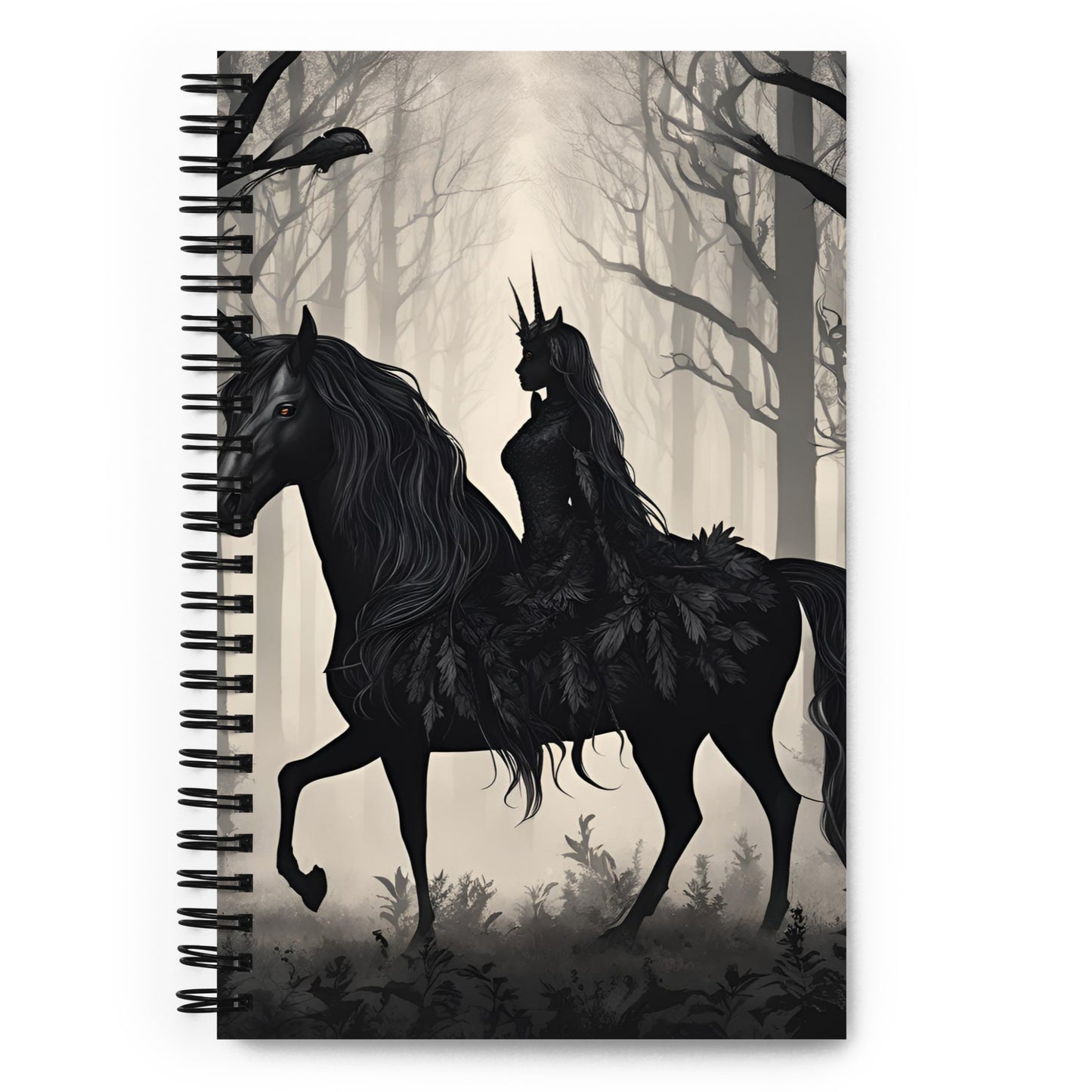 Dark Forest Spiral notebook