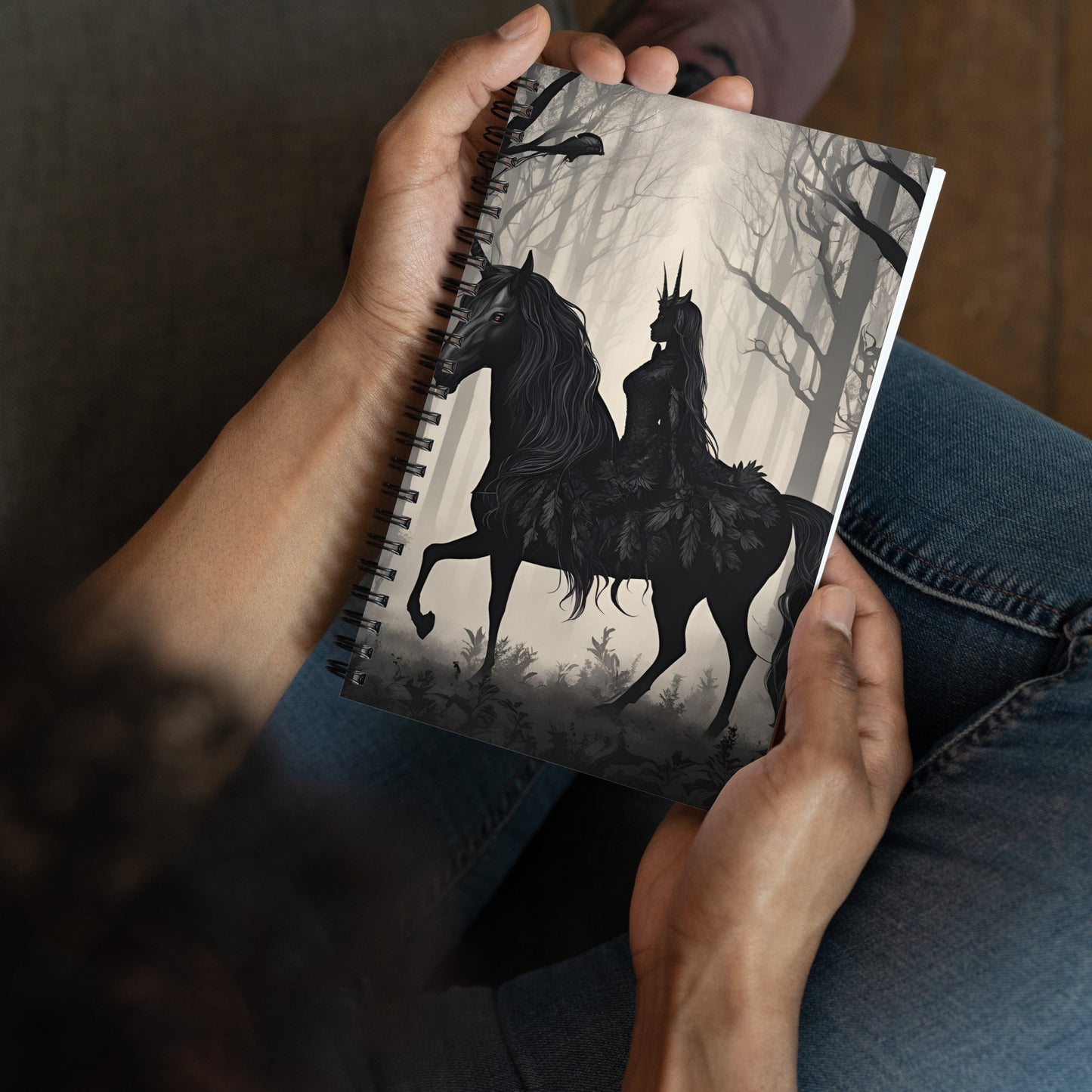 Dark Forest Spiral notebook