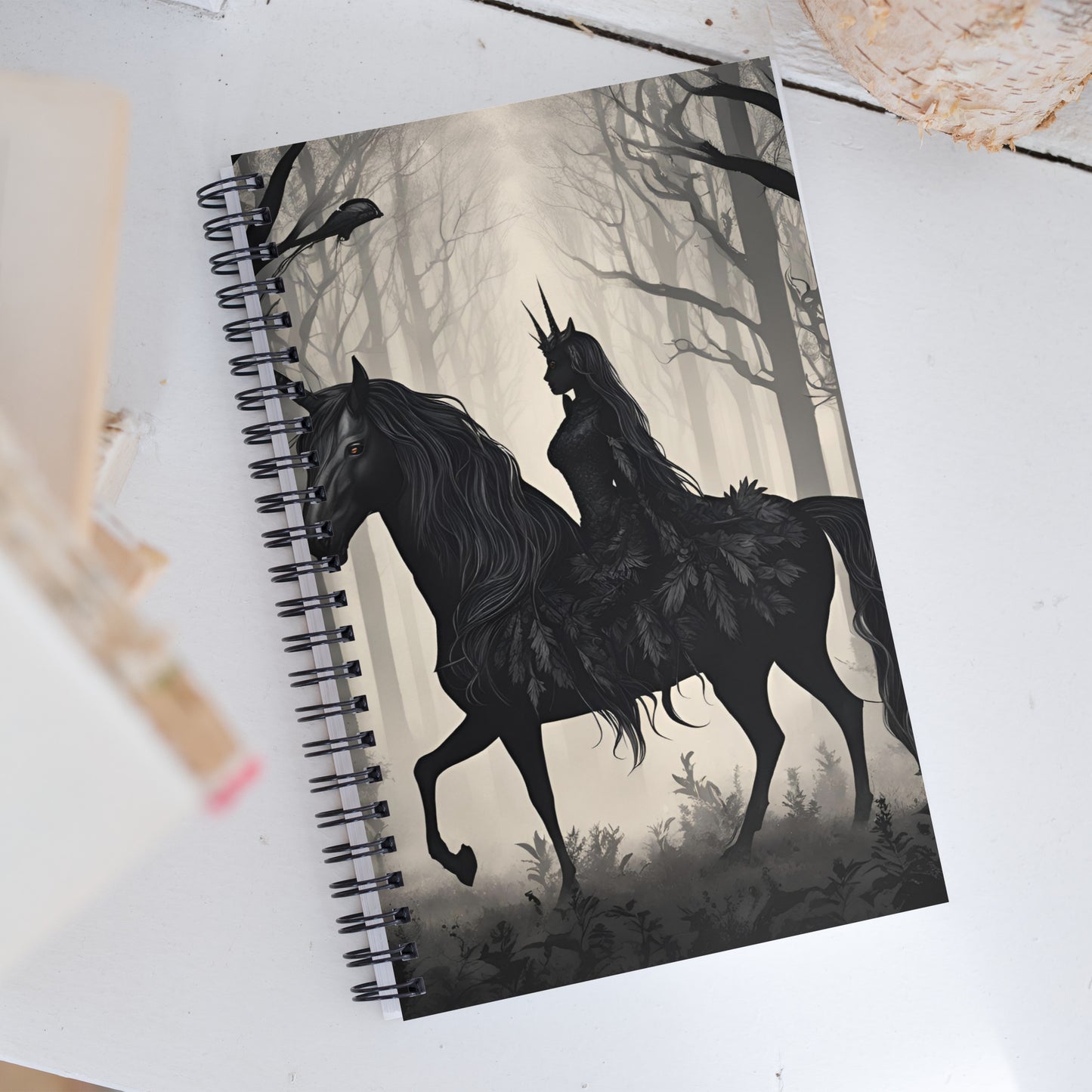 Dark Forest Spiral notebook