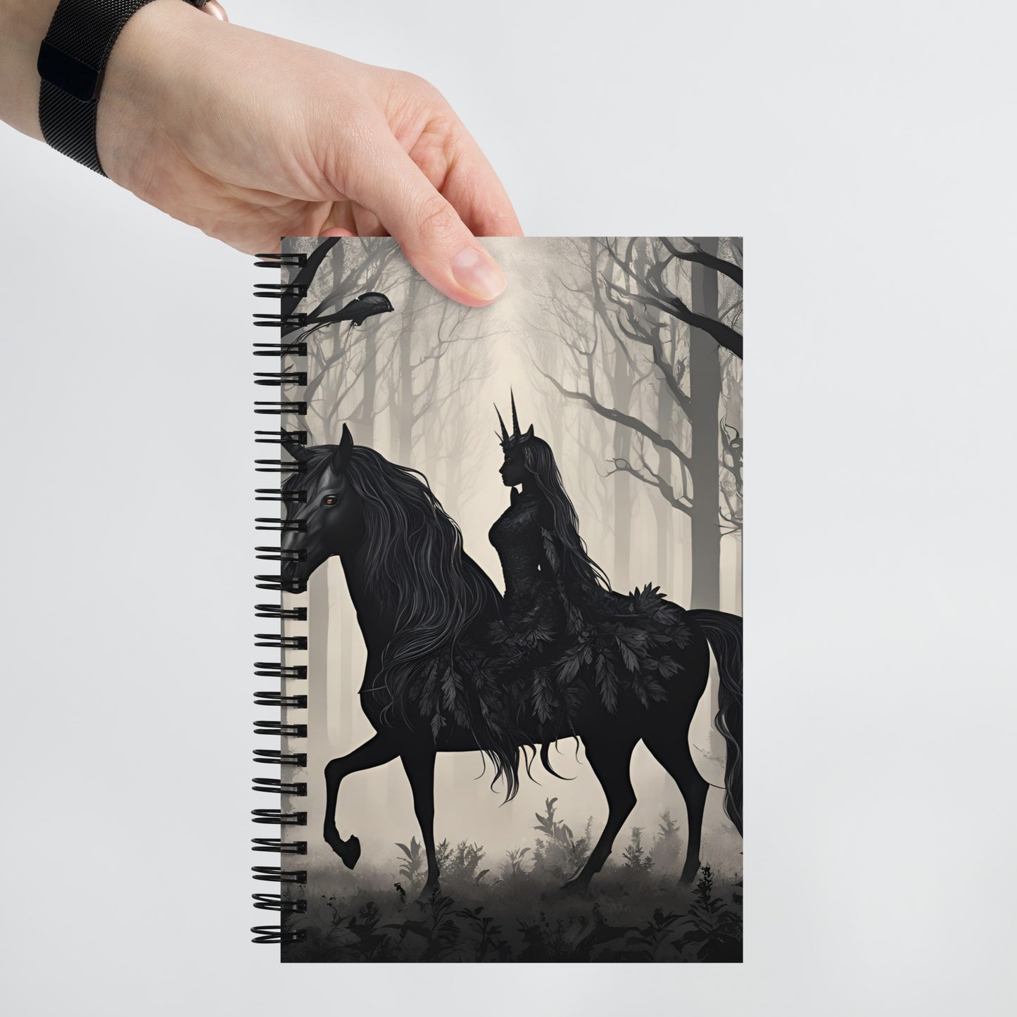 Dark Forest Spiral notebook