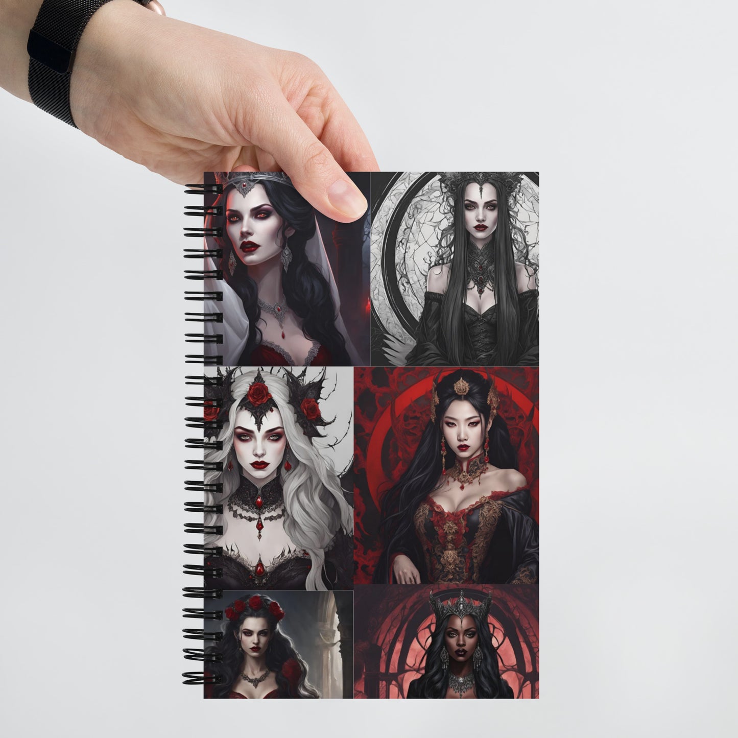 Vampire Queen Spiral notebook