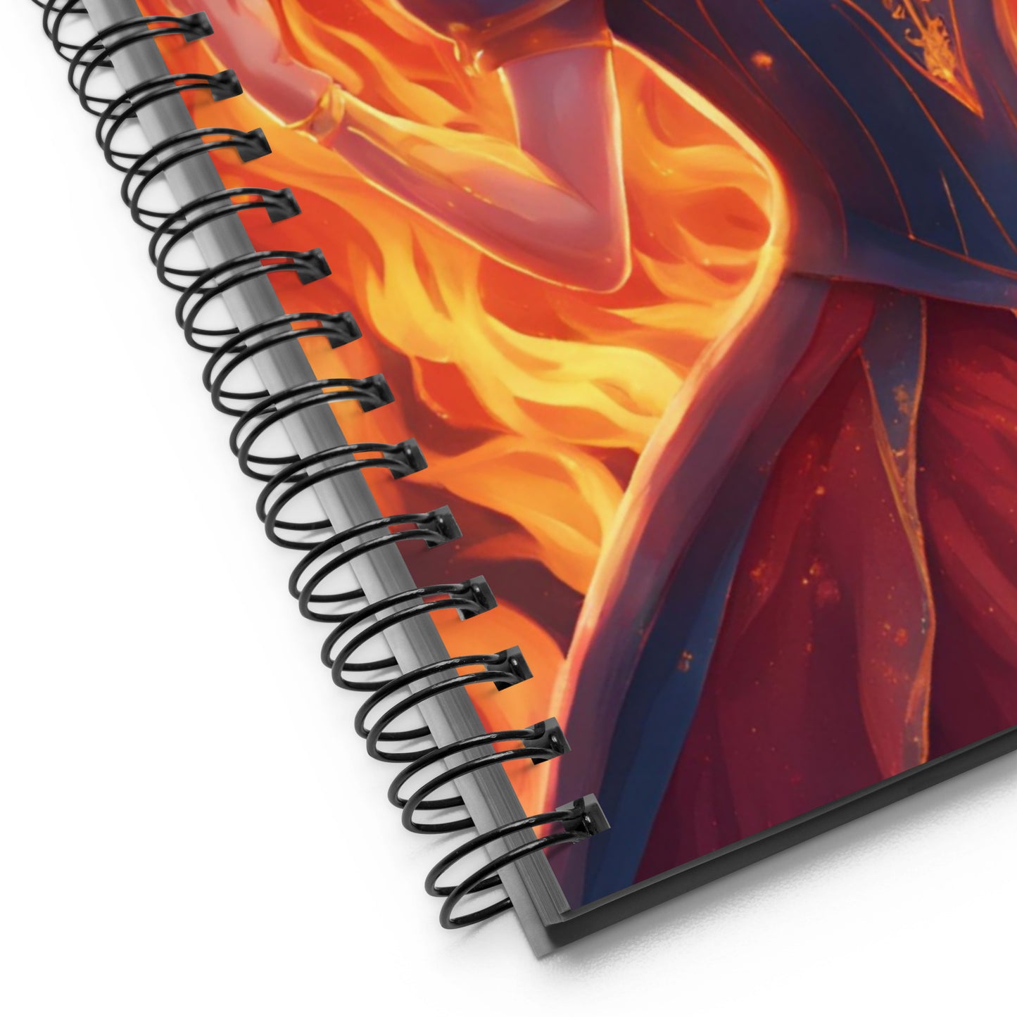 Fire Princess Spiral notebook