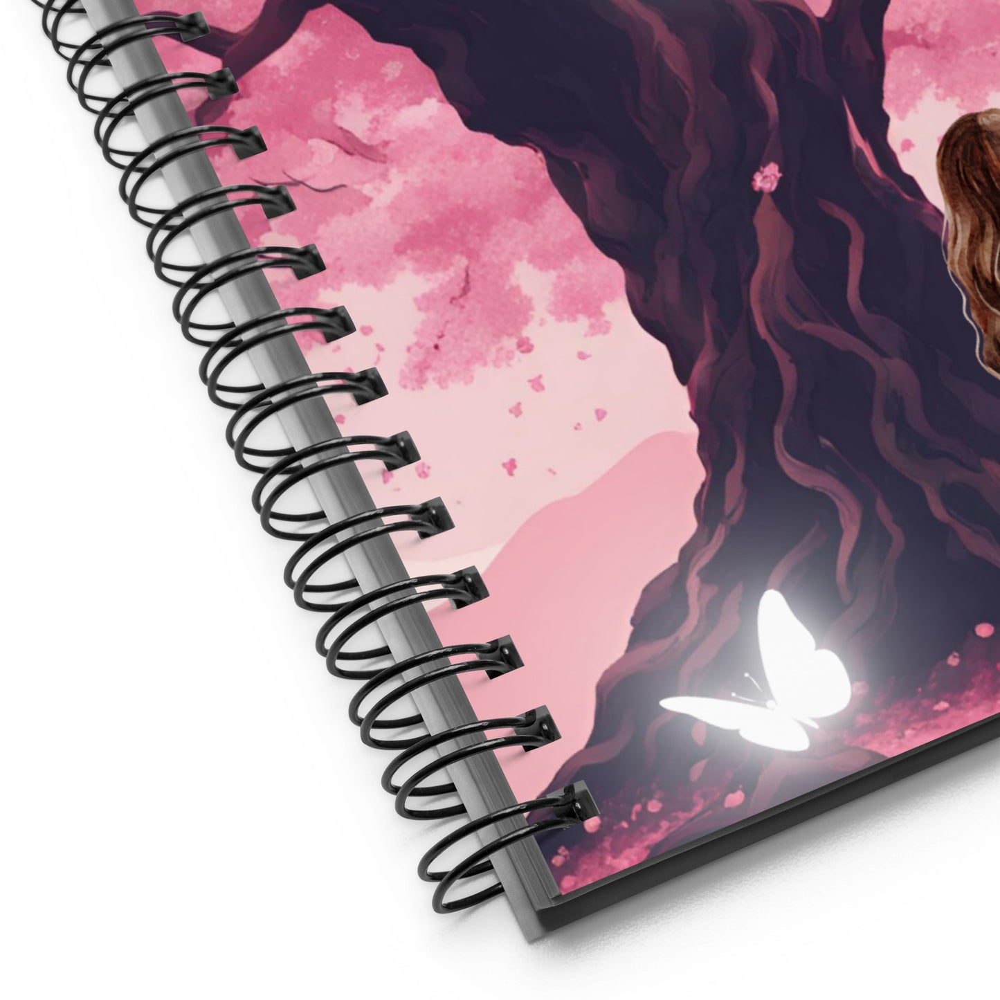 Butterfly Spiral notebook