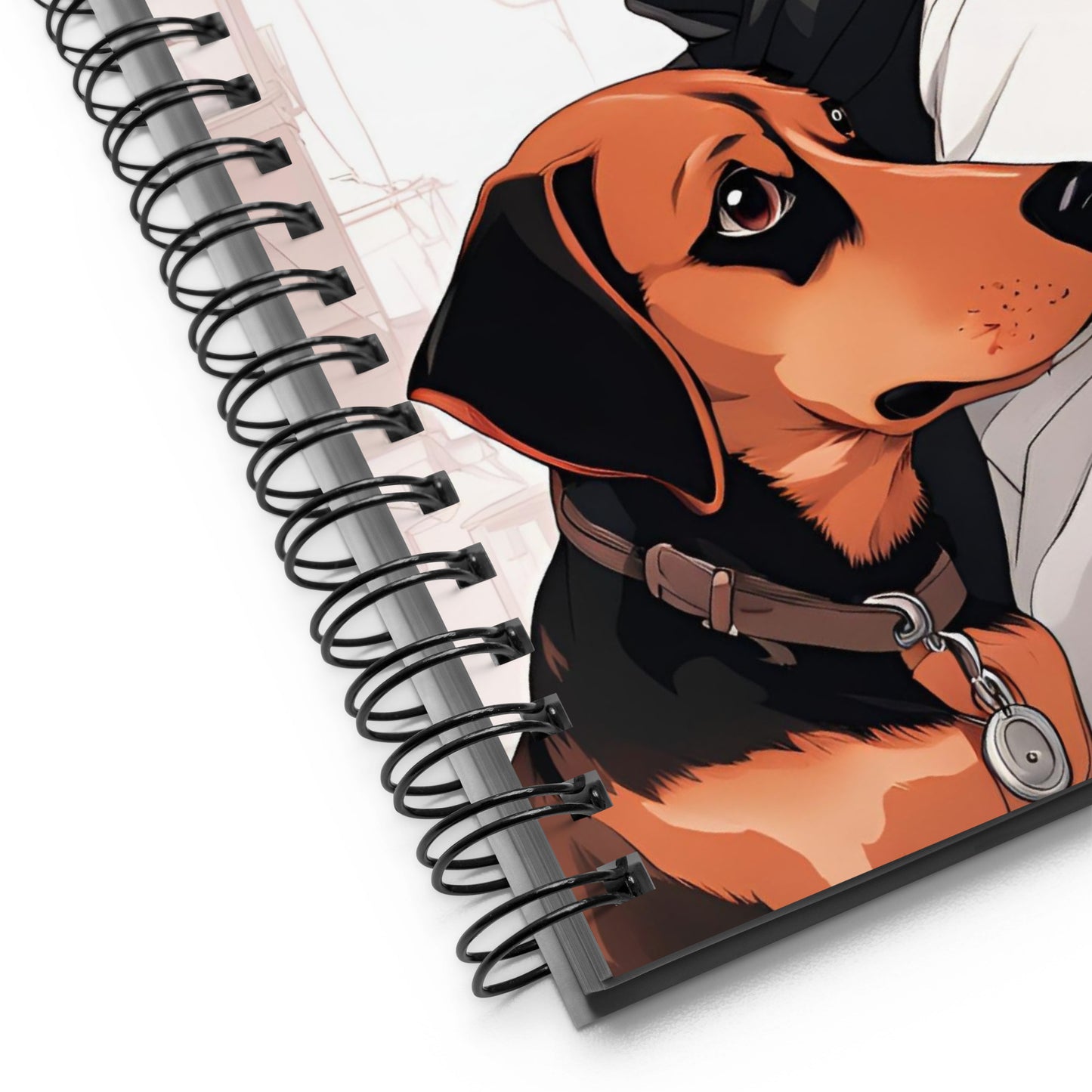 Anime guy Spiral notebook