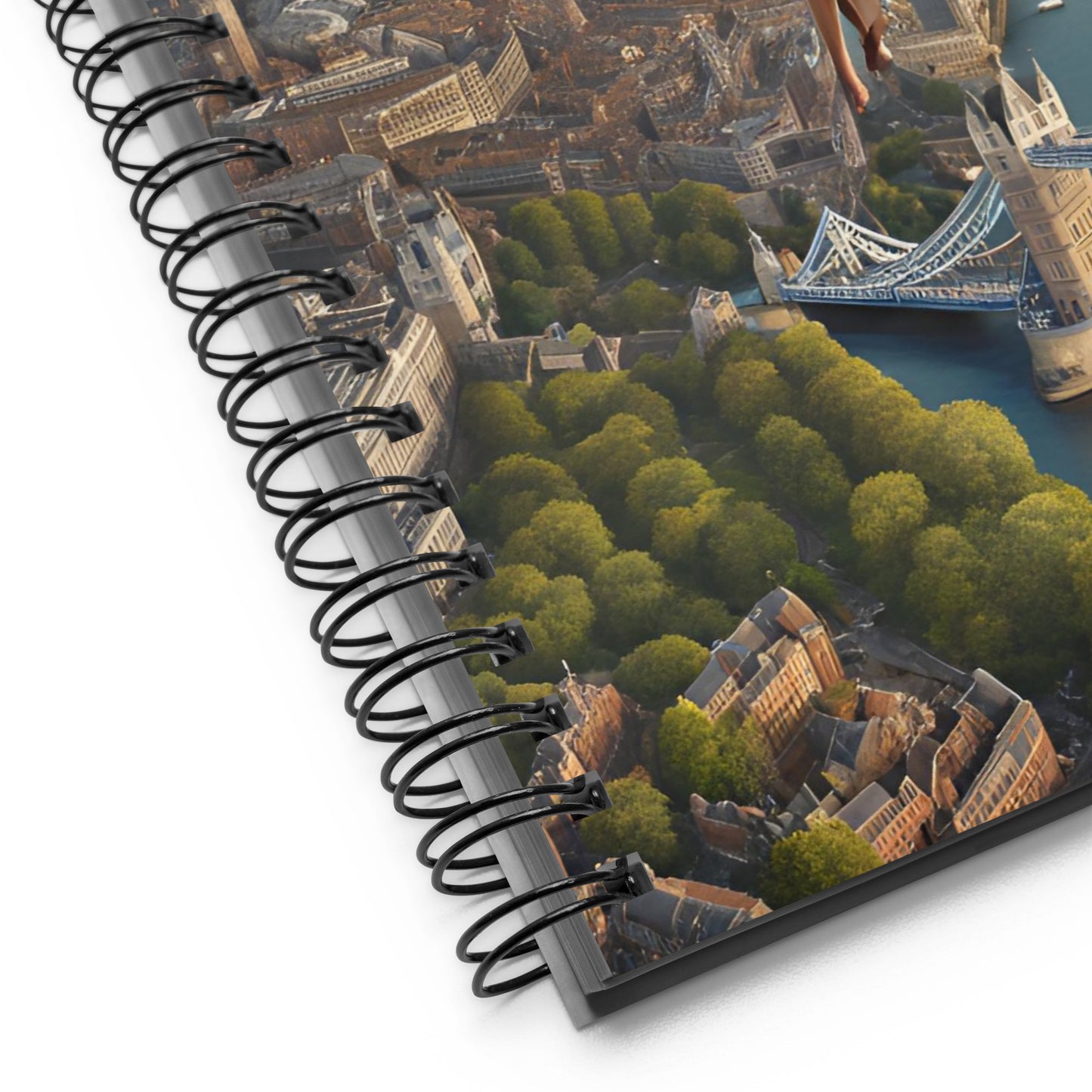Lucid Dream sky Dancer Spiral notebook