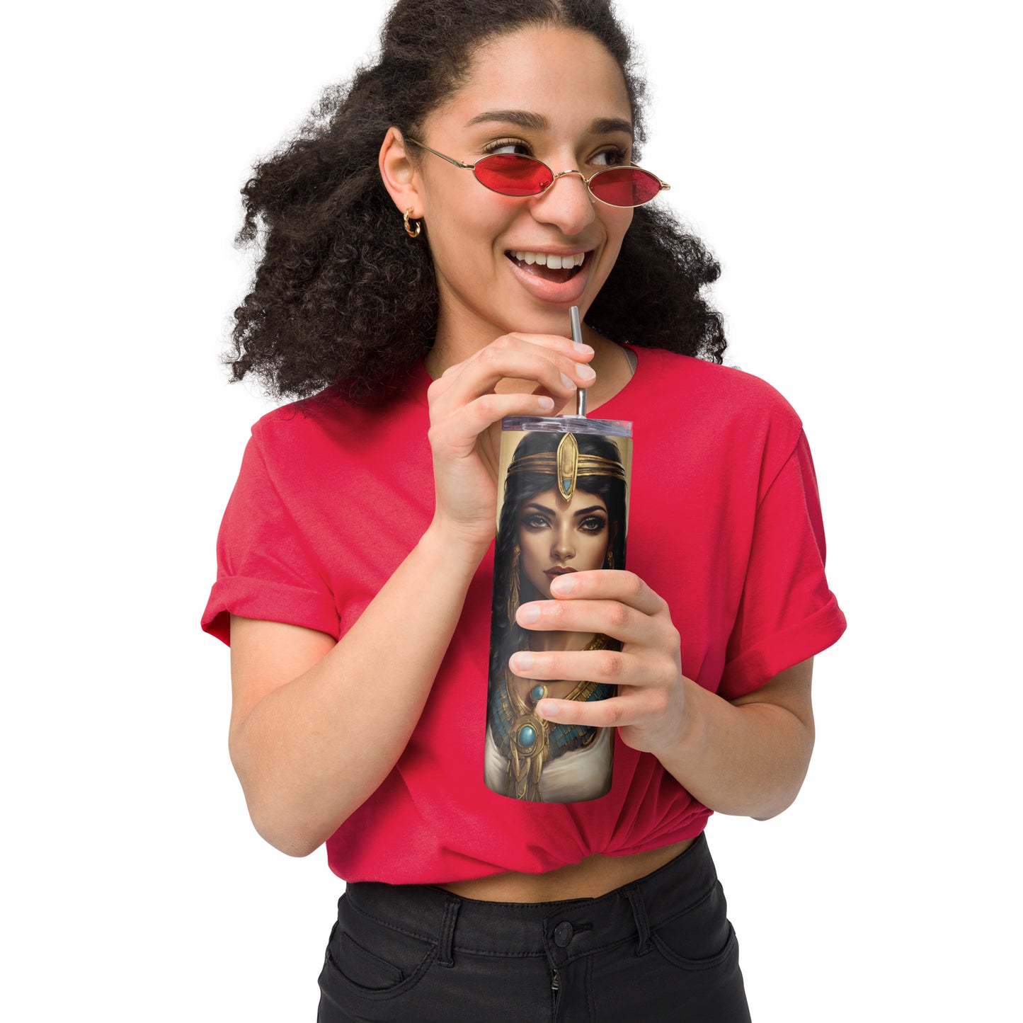 Beautiful Egyptian Fairy Stainless steel tumbler