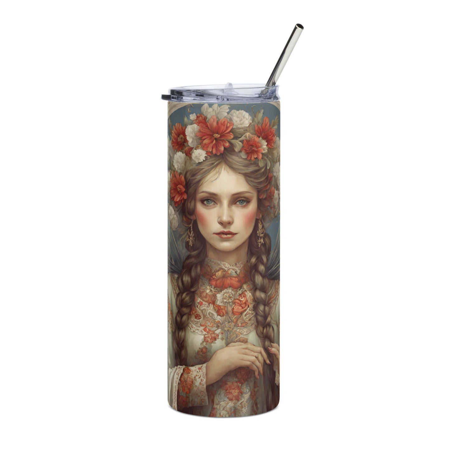 Beautiful Russian Fairy Stainless steel tumbler