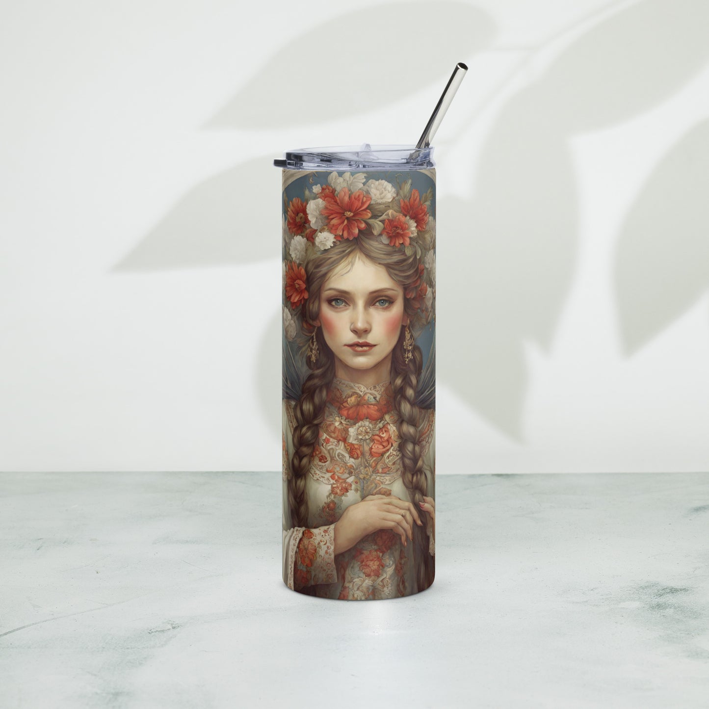 Beautiful Russian Fairy Stainless steel tumbler