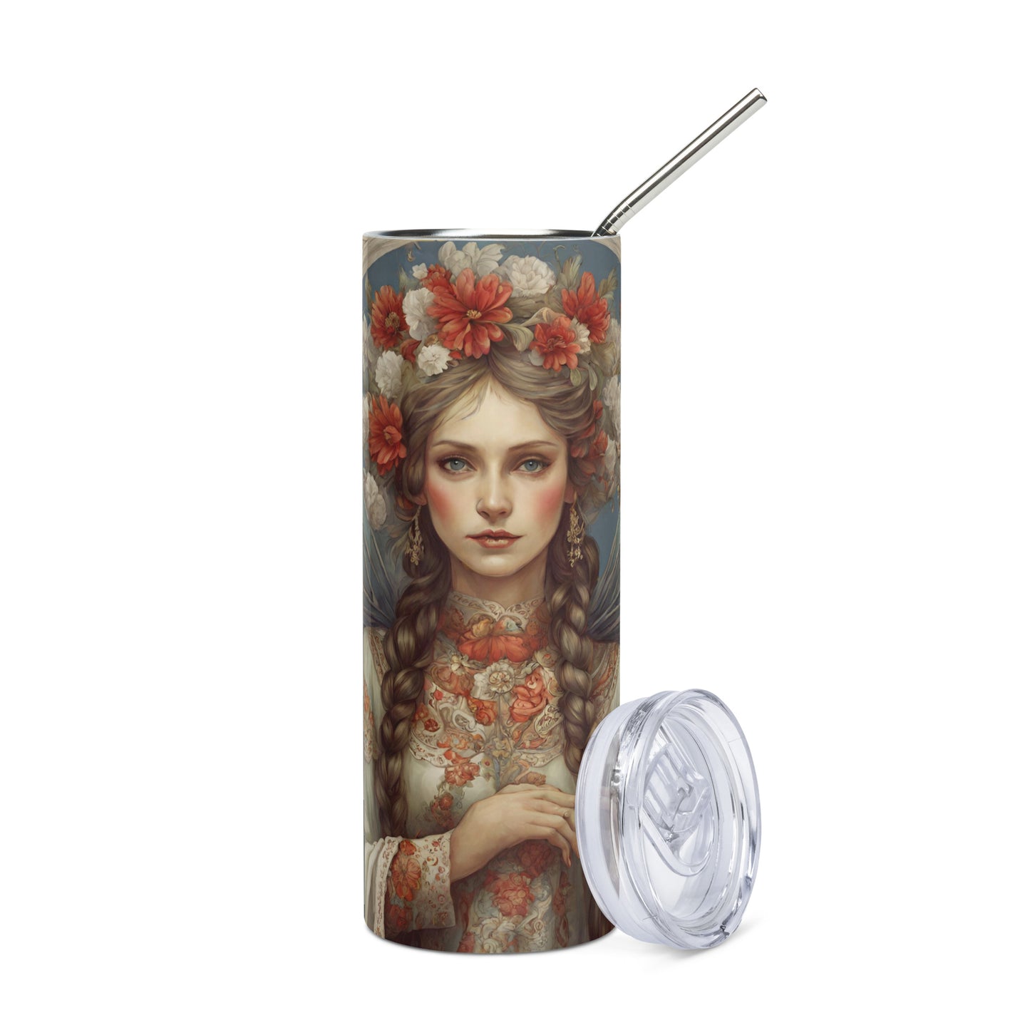 Beautiful Russian Fairy Stainless steel tumbler