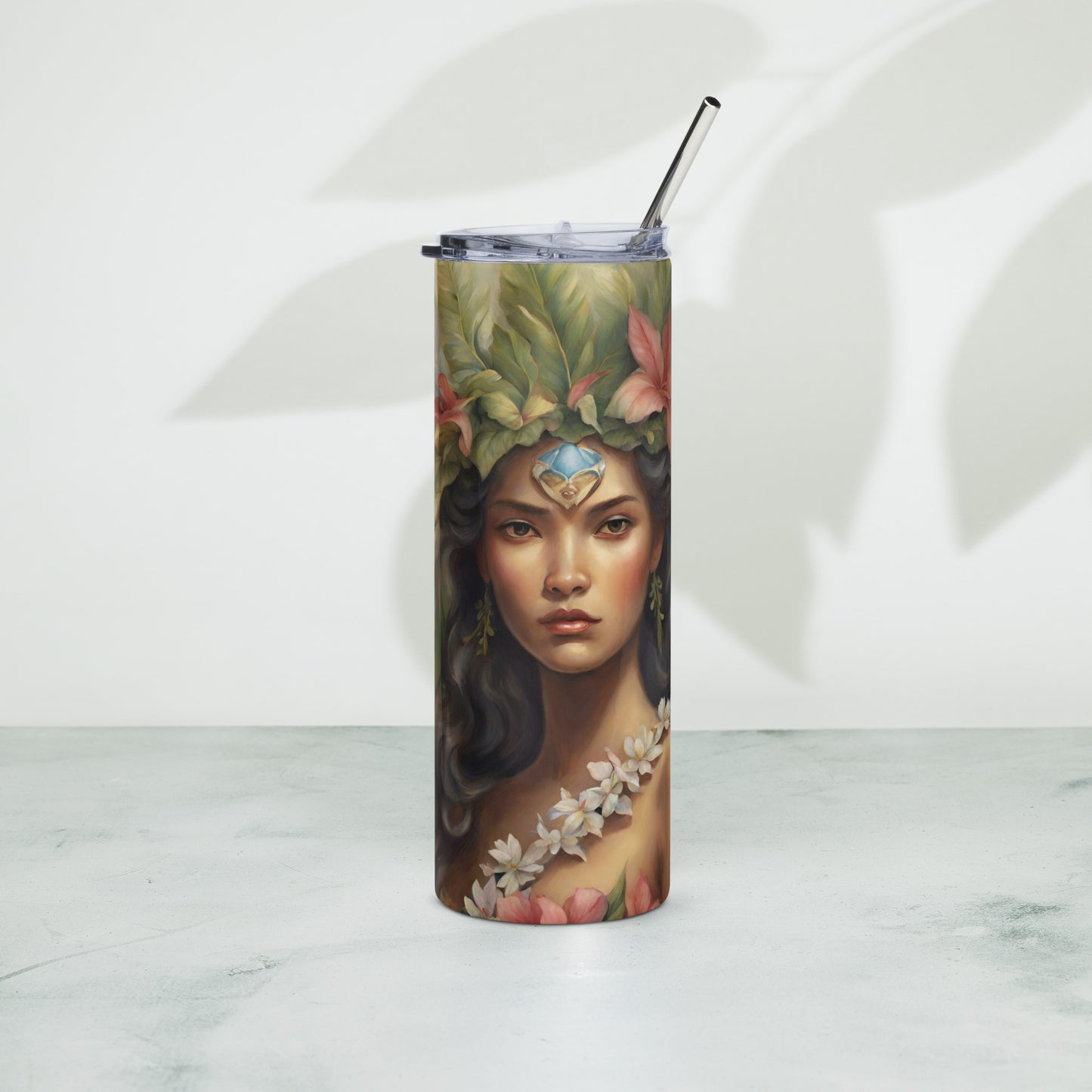 Beautiful Hawaiian Fairy Stainless steel tumbler