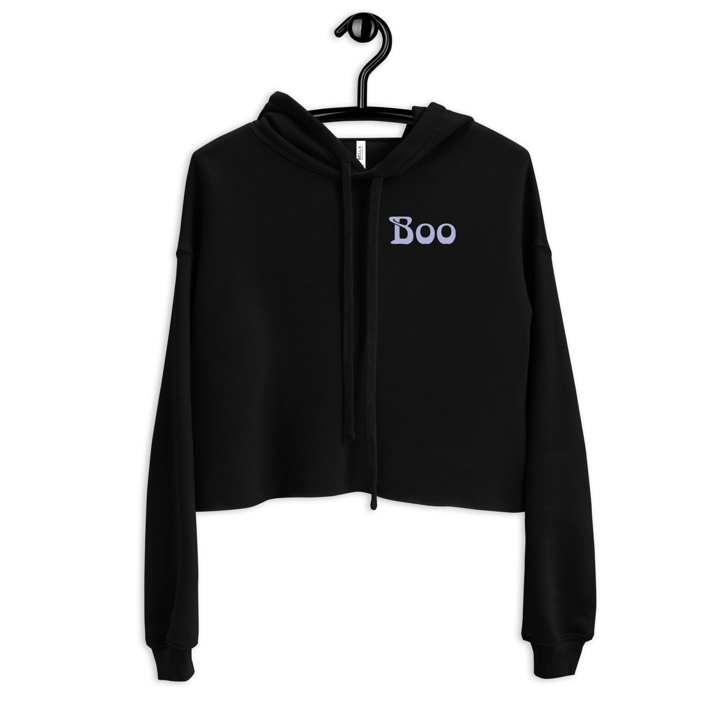 Halloween fall ghost Crop Hoodie