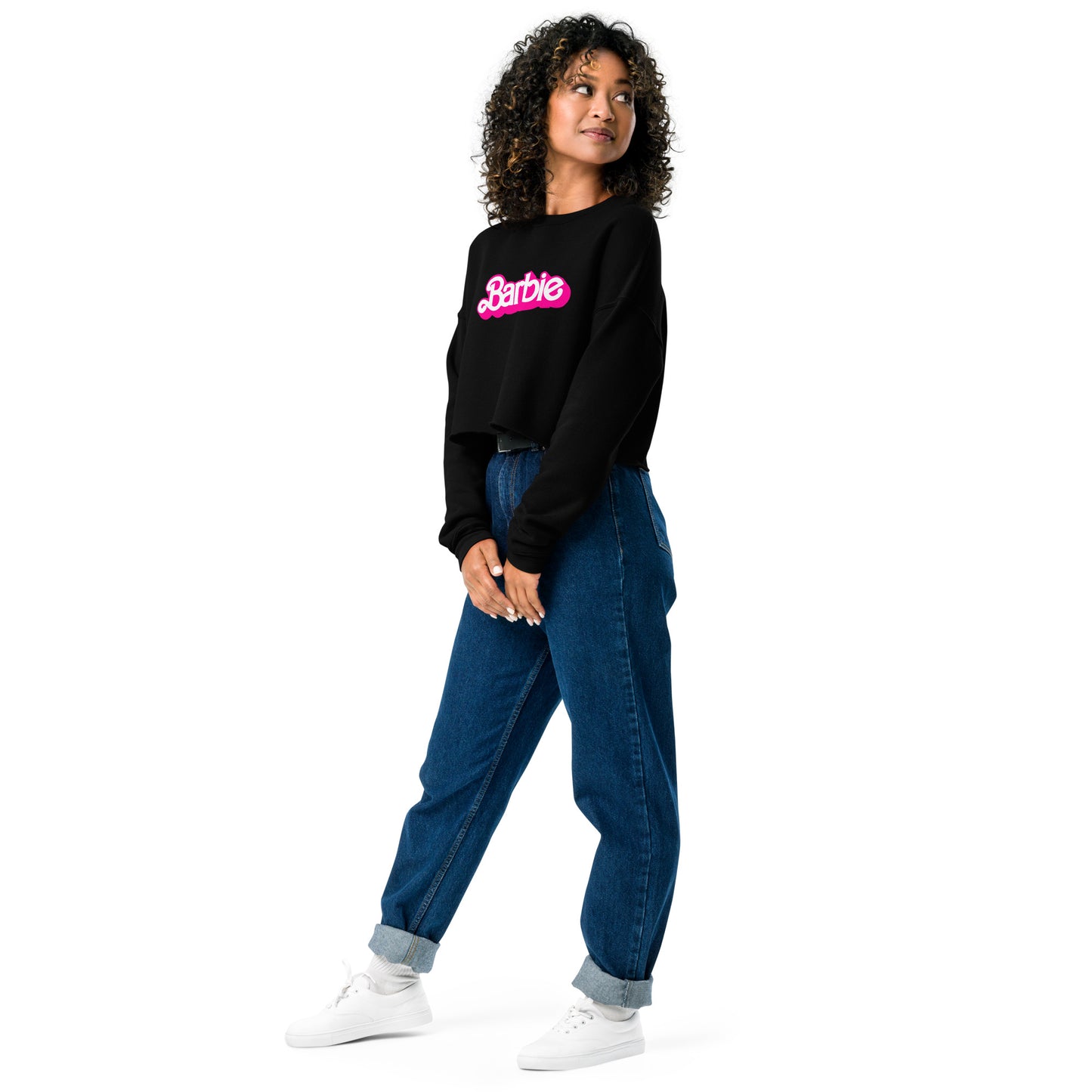 Barbie Women's Crop Sweatshirt