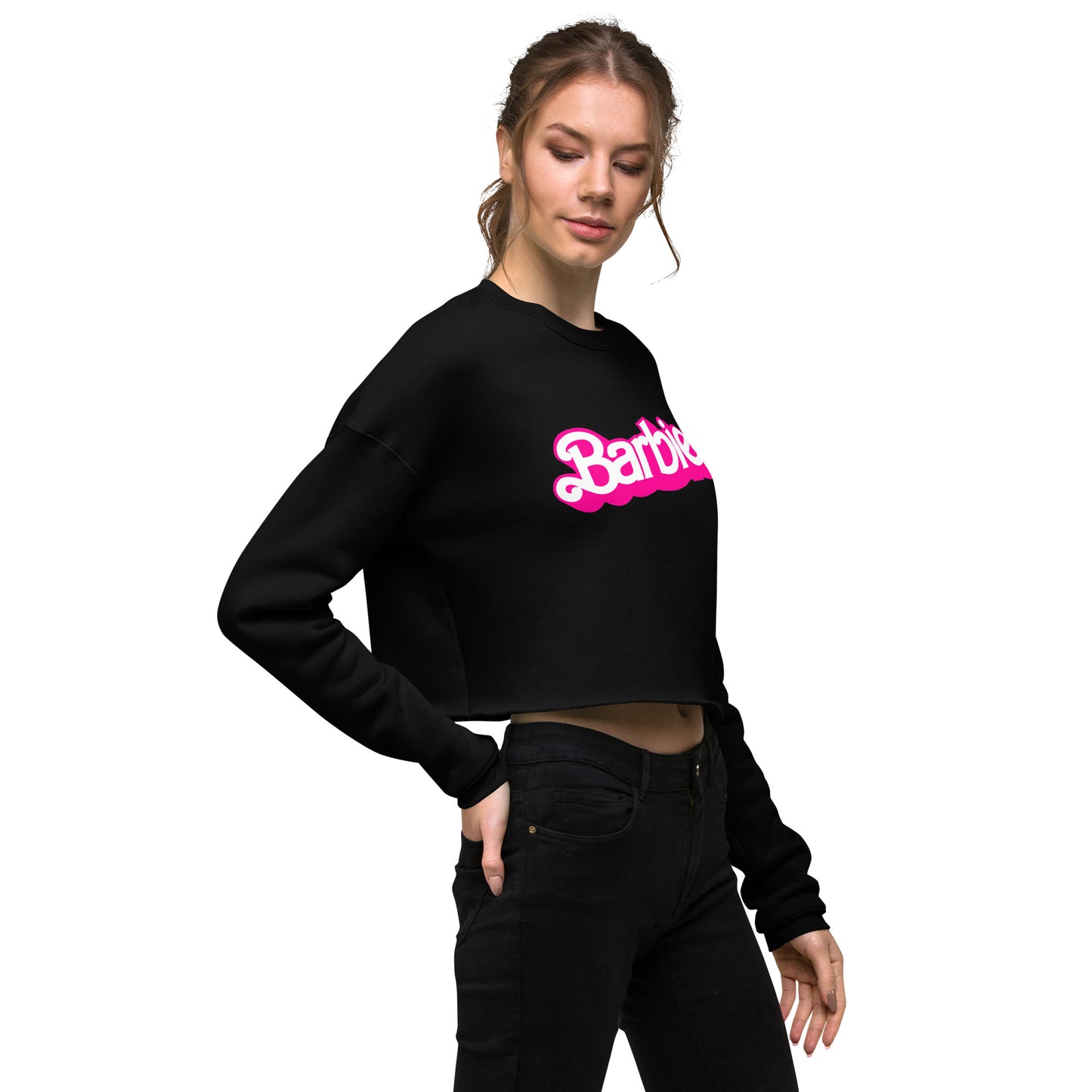 Barbie Women's Crop Sweatshirt