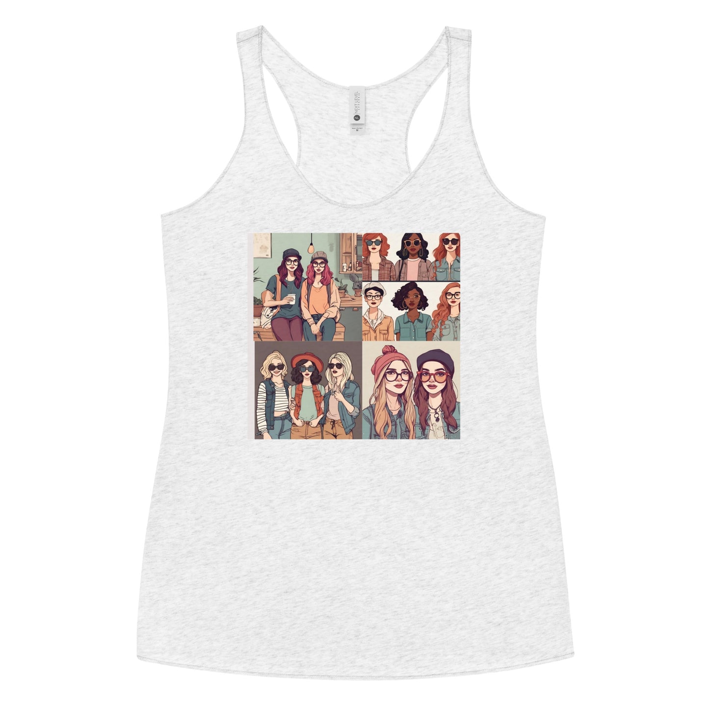 Girls just wanna have fun Racerback Tank