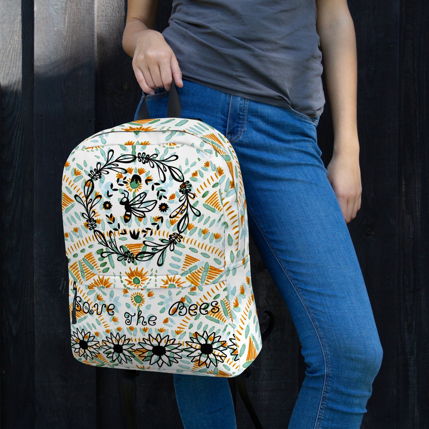 Enviornmental Save the Bees Backpack