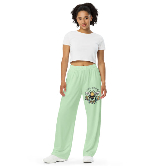All-over print unisex wide-leg pants