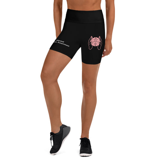 Mental Health Awareness Yoga Shorts