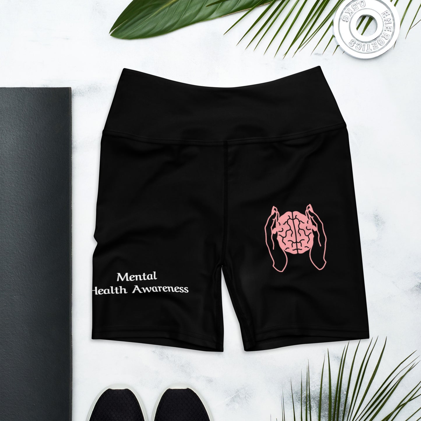 Mental Health Awareness Yoga Shorts