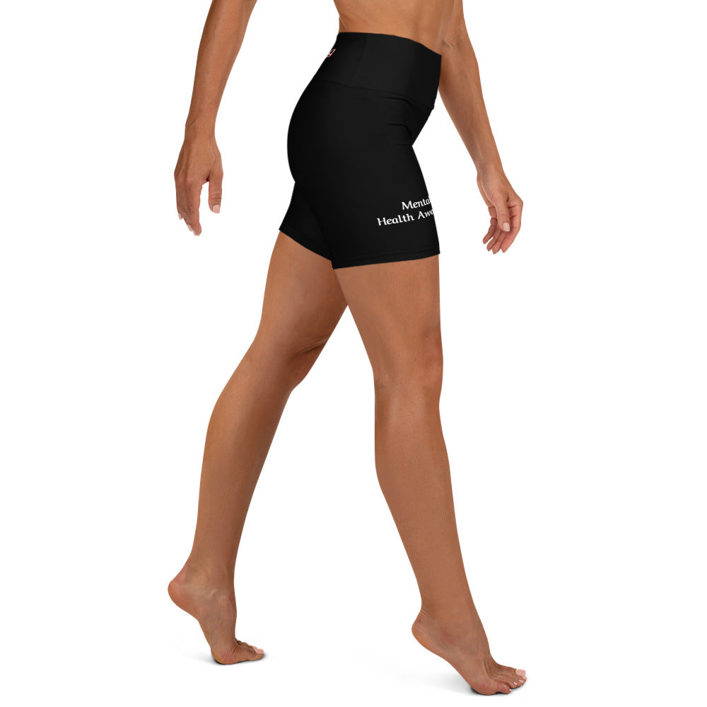 Mental Health Awareness Yoga Shorts