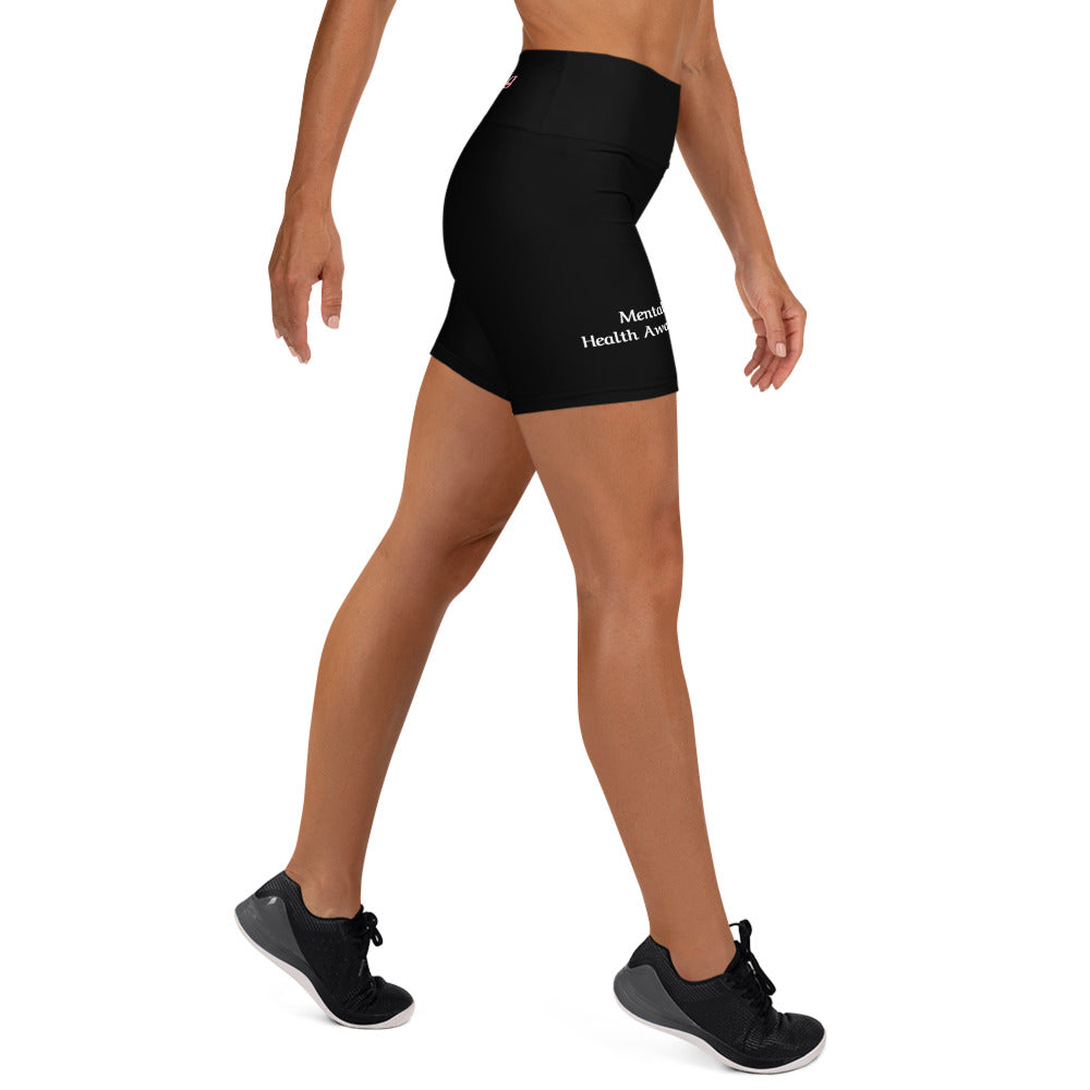 Mental Health Awareness Yoga Shorts