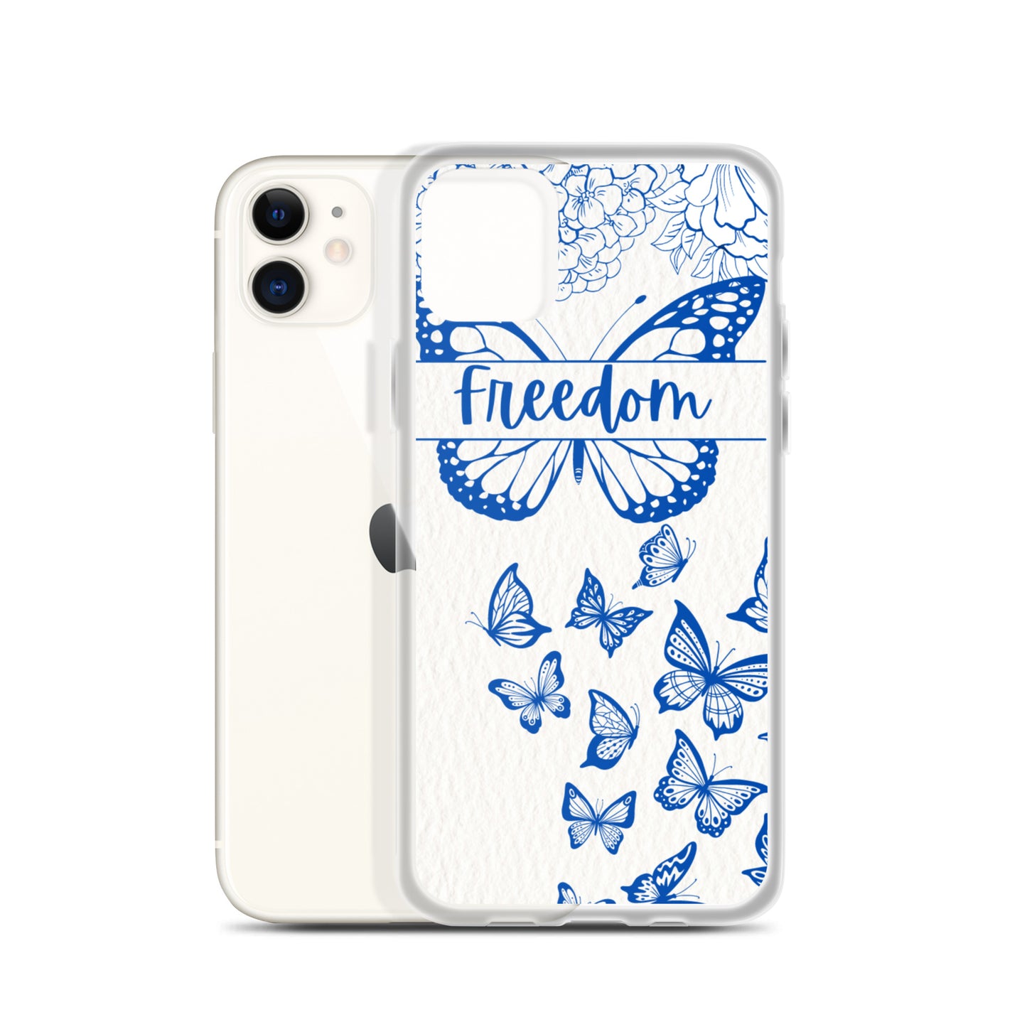 Freedom Butterfly Clear Case for iPhone®