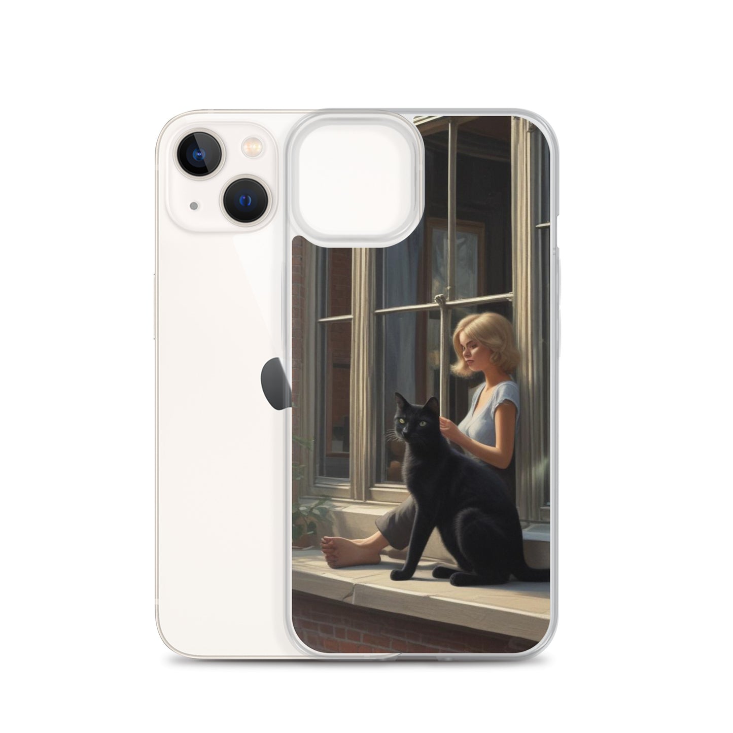 Black Cat Clear Case for iPhone®