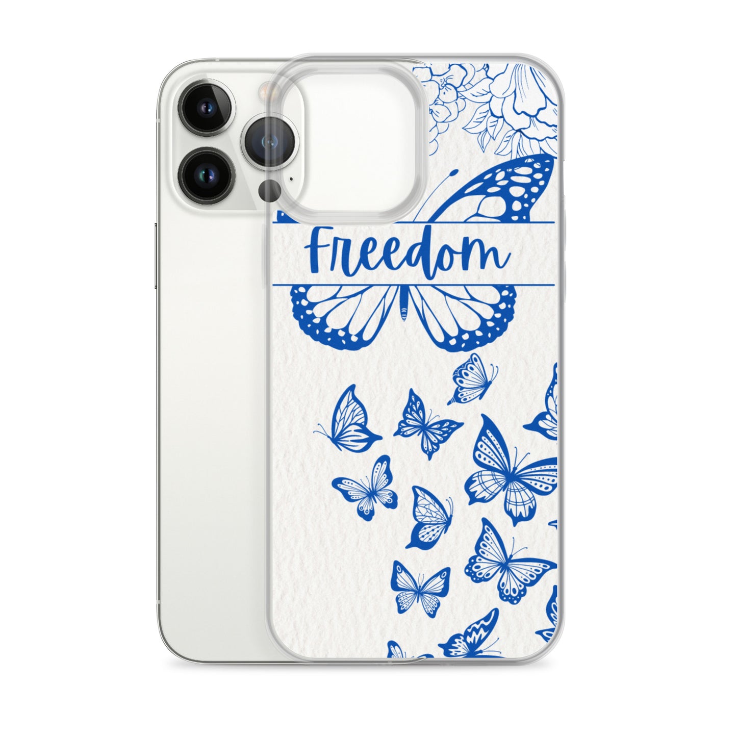Freedom Butterfly Clear Case for iPhone®