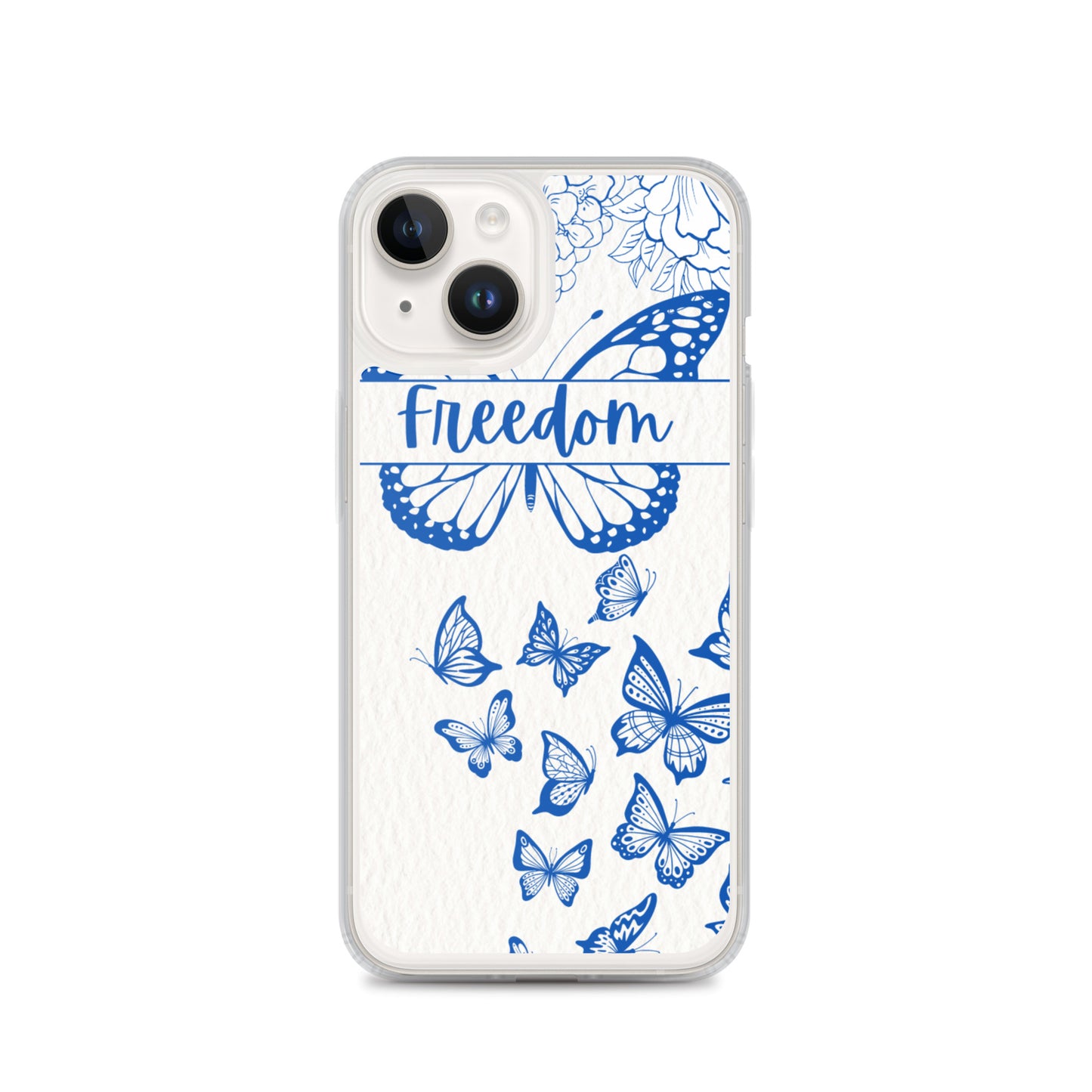 Freedom Butterfly Clear Case for iPhone®