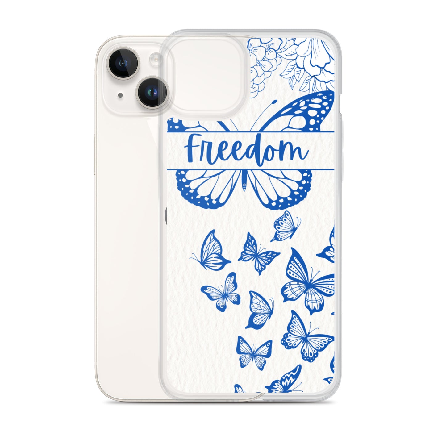 Freedom Butterfly Clear Case for iPhone®