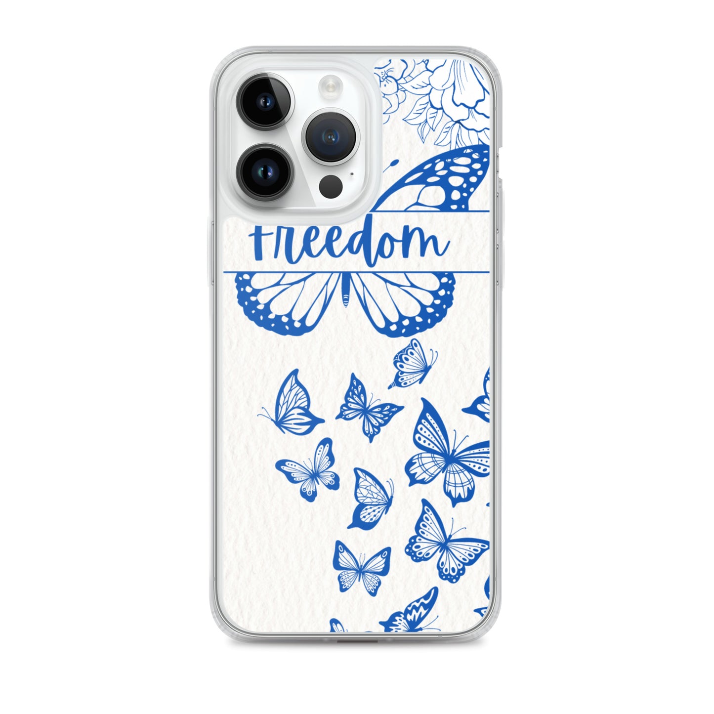 Freedom Butterfly Clear Case for iPhone®