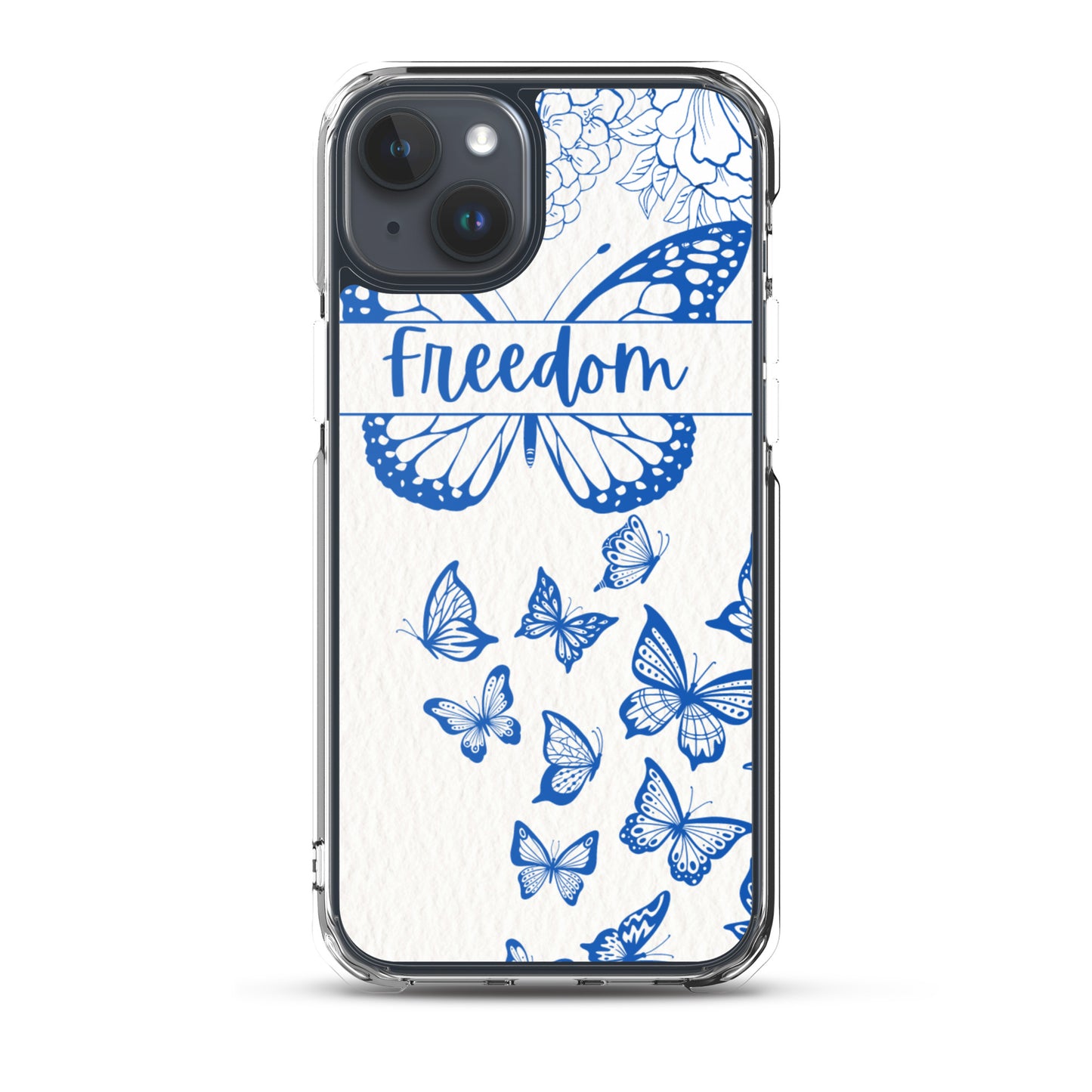 Freedom Butterfly Clear Case for iPhone®