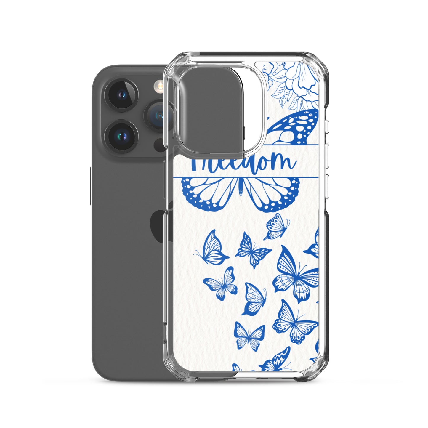 Freedom Butterfly Clear Case for iPhone®