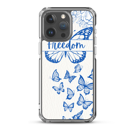 Freedom Butterfly Clear Case for iPhone®