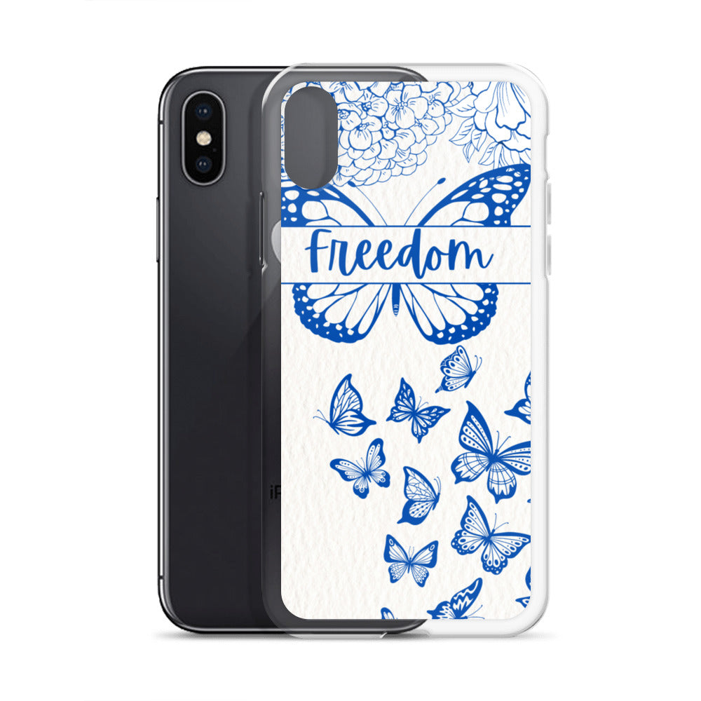 Freedom Butterfly Clear Case for iPhone®