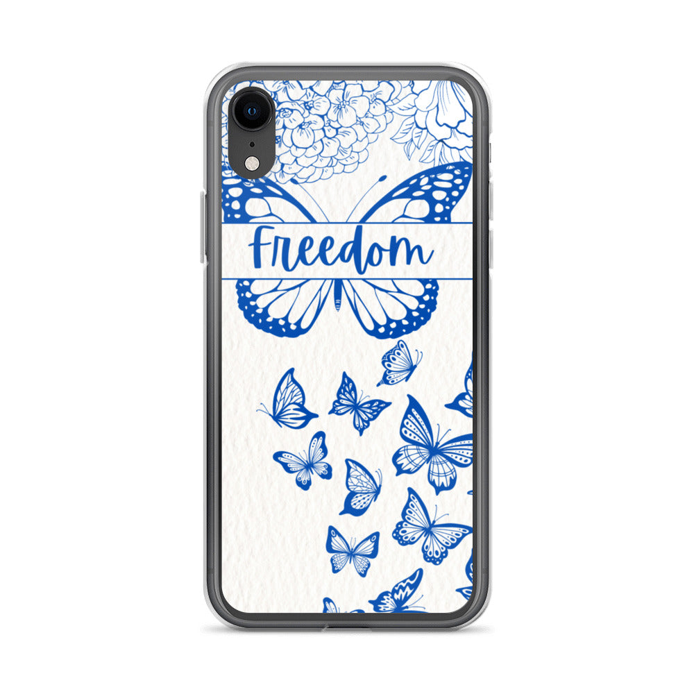 Freedom Butterfly Clear Case for iPhone®