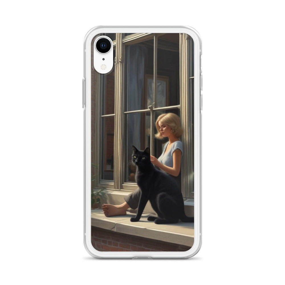 Black Cat Clear Case for iPhone®