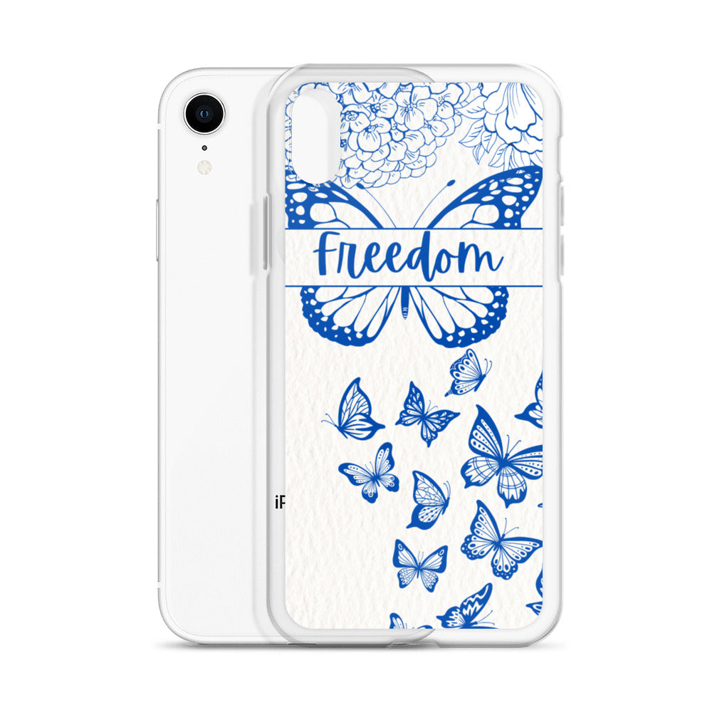 Freedom Butterfly Clear Case for iPhone®