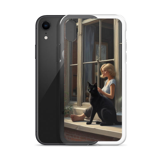 Black Cat Clear Case for iPhone®