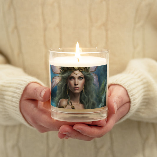 Atlantian Fairy Glass jar soy wax candle