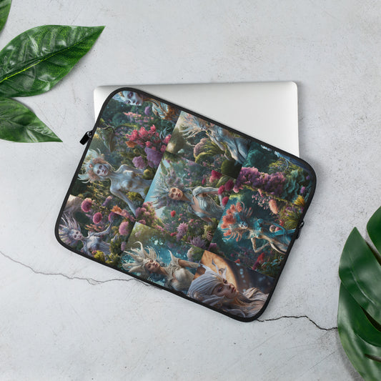 Galactic Garden Party Laptop Sleeve